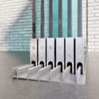 Glazen schuifwanden 6 rails